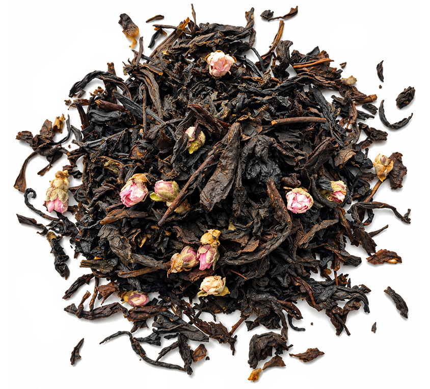 Black Peach Leo Tea – czarna herbata liściasta z naturalnym aromatem brzoskwini i kwiatem brzoskwini